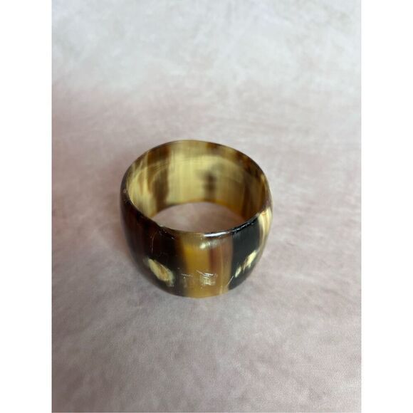 Wide Horn Bangle Bracelet - Picture 4 of 5